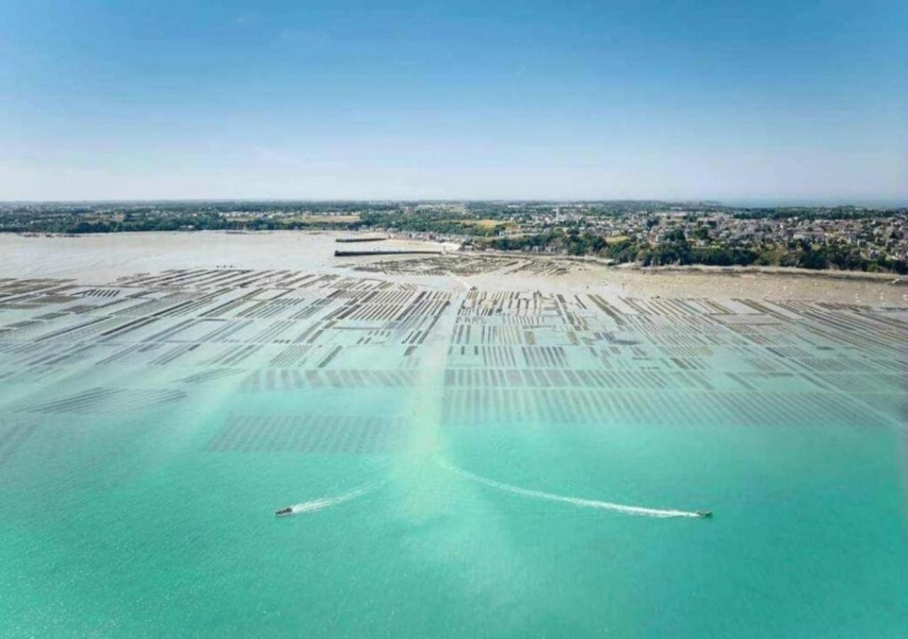 La Merveille By Mrodbnb - Appart Neuf - Vue Mer - 25M Plage & Resto - Cine - Cheminee - Popcorn Cancale Exterior photo